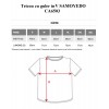 Tricou cu guler in V 155g SAMOYEDO