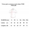 Tricou polo cu maneca scurta dama TIME