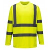 Tricou cu Maneci Lungi Hi-Vis